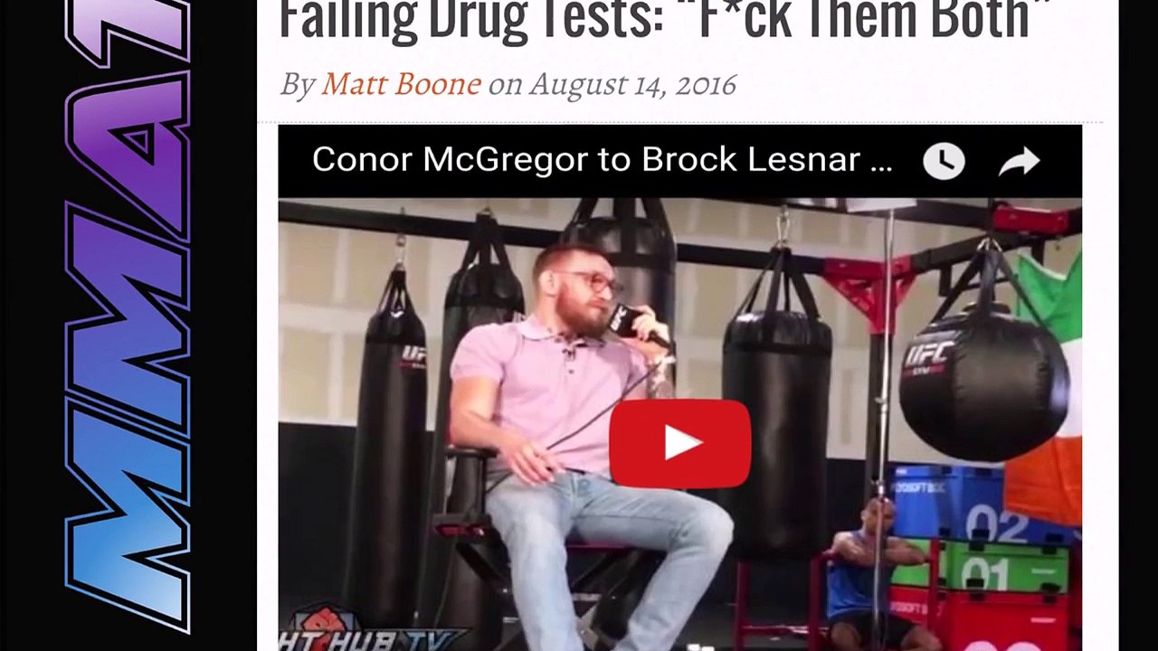 Conor McGregor "dont give a F*CK"! Talks Brock Lesnar, Jon Jones "F*ck them BOTH"