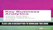 [PDF] Key Business Analytics: The 60  tools every manager needs to turn data into insights: -