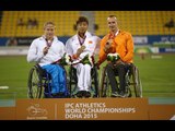 Men's 100m T54 | Victory Ceremony |  2015 IPC Athletics World Championships Doha