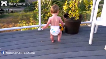 Funny Babies    Babies Playing Football !    (Funny Baby Videos)