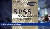 Big Deals  SPSS for Psychologists: A Guide to Data Analysis Using Spss for Windows  Free Full Read
