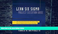Must Have PDF  Lean Six Sigma Project Execution Guide: The Integrated Enterprise Excellence (IEE)
