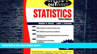 Big Deals  Schaum s Outline of Statistics  Best Seller Books Best Seller