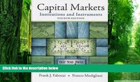 Big Deals  Capital Markets: Institutions and Instruments (4th Edition)  Best Seller Books Most