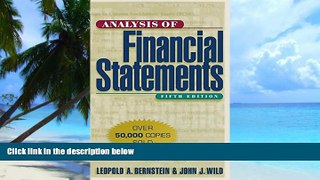 Big Deals  Analysis of Financial Statements  Free Full Read Most Wanted