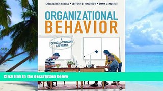 Must Have PDF  Organizational Behavior: A Critical-Thinking Approach  Free Full Read Most Wanted