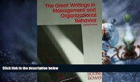 Big Deals  Great Writings In Management and Organizational Behavior  Best Seller Books Best Seller