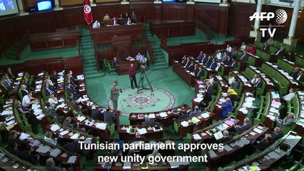 Tunisia parliament approves new unity government