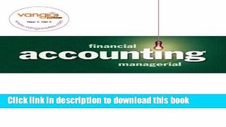 Read Financial and Managerial Accounting Ch. 1-14 (Chapters 1-14)  Ebook Free