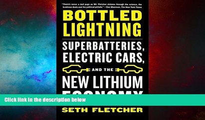 Must Have  Bottled Lightning: Superbatteries, Electric Cars, and the New Lithium Economy  READ