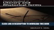 New Book Concise Handbook of Literary and Rhetorical Terms