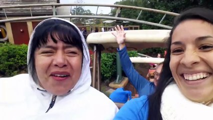 Woman Has her First Roller Coaster Experience