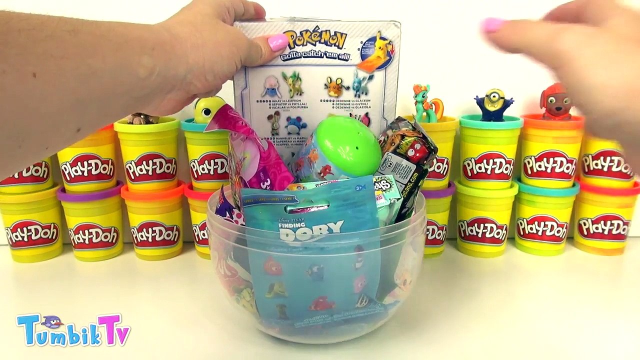 Pokemon Pikachu Sürpriz Yumurta Oyun Hamuru - Pokemon Pikachu Oyuncakları Frozen MLP