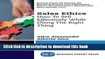 Read Sales Ethics (Giving Voice to Values on Business Ethics and Corporate Social Responsibility