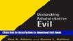 Read Unmasking Administrative Evil  Ebook Free