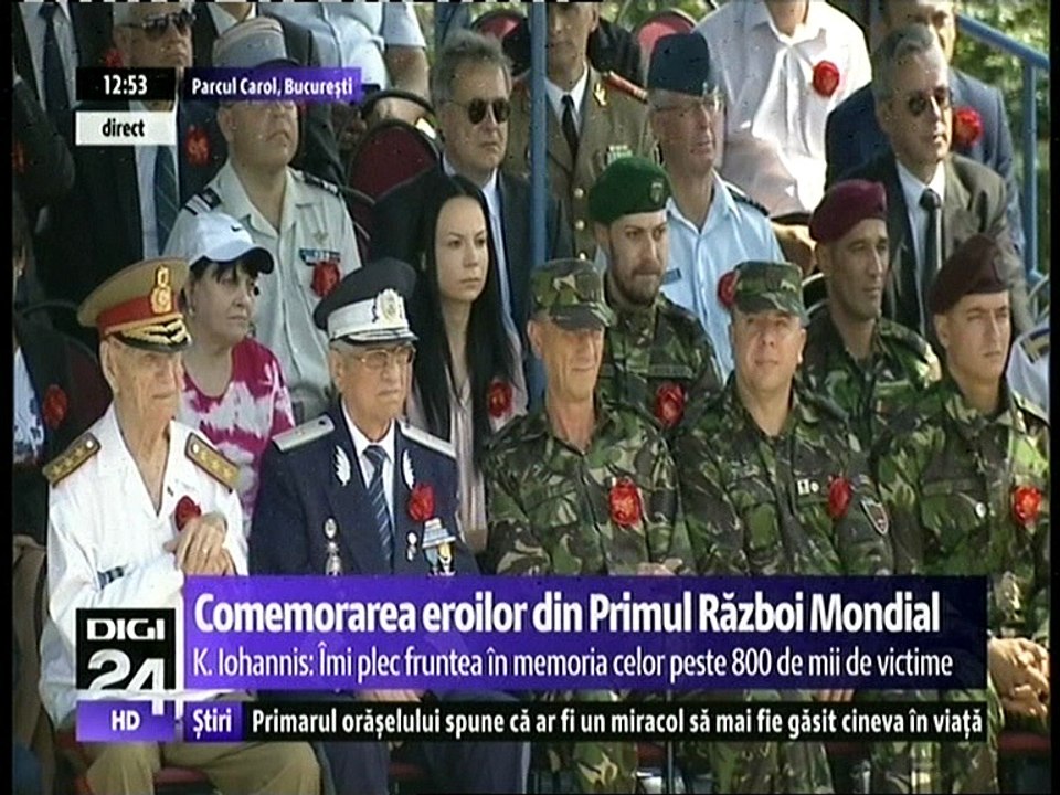 100 De ani de la primul Razboi Mondial - Romania 28 August 1916/2016