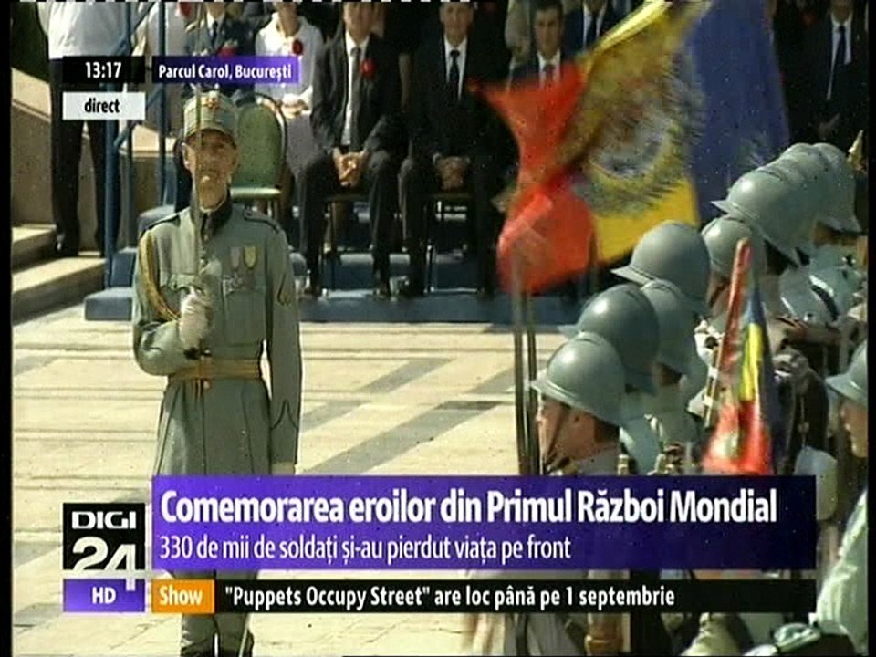 100 De ani de la primul Razboi Mondial - Romania 28 August 2016 (2)