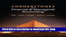 PDF Cornerstones of Financial and Managerial Accounting  PDF Free