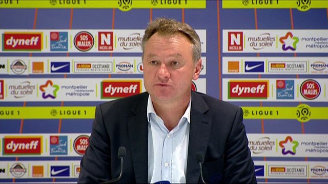 Frédéric Hantz après MHSC 1-1 SRFC (3ème journée L1)