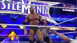 Daniel Bryan VS Randy Orton VS Batista -- WrestleMania 30