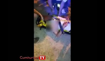 Kürtçe konuşan işçilere saldırıdan hemen sonraki görüntüler