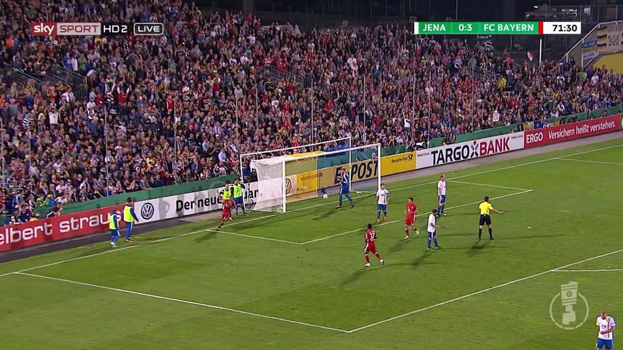 Arturo Vidal 4:0 Carl Zeiss Jena | Goal HD 1080p!