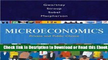 J. D. Gwartney s,R. L. Stroup s,D. Macpherson s Microeconomics 12th(twelfth)