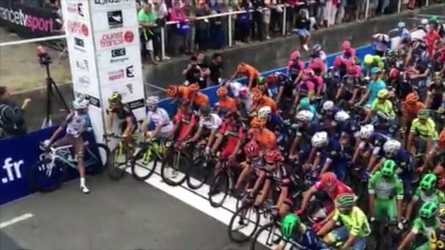 Bretagne Classic 2016 - Le départ du 80e GP de Plouay devenu le Bretagne Classic