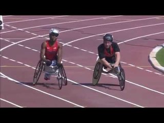 Men's 100m T54 | heat 2 |  2015 IPC Athletics World Championships Doha