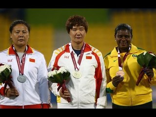 Women's discus F11 | Victory Ceremony |  2015 IPC Athletics World Championships Doha