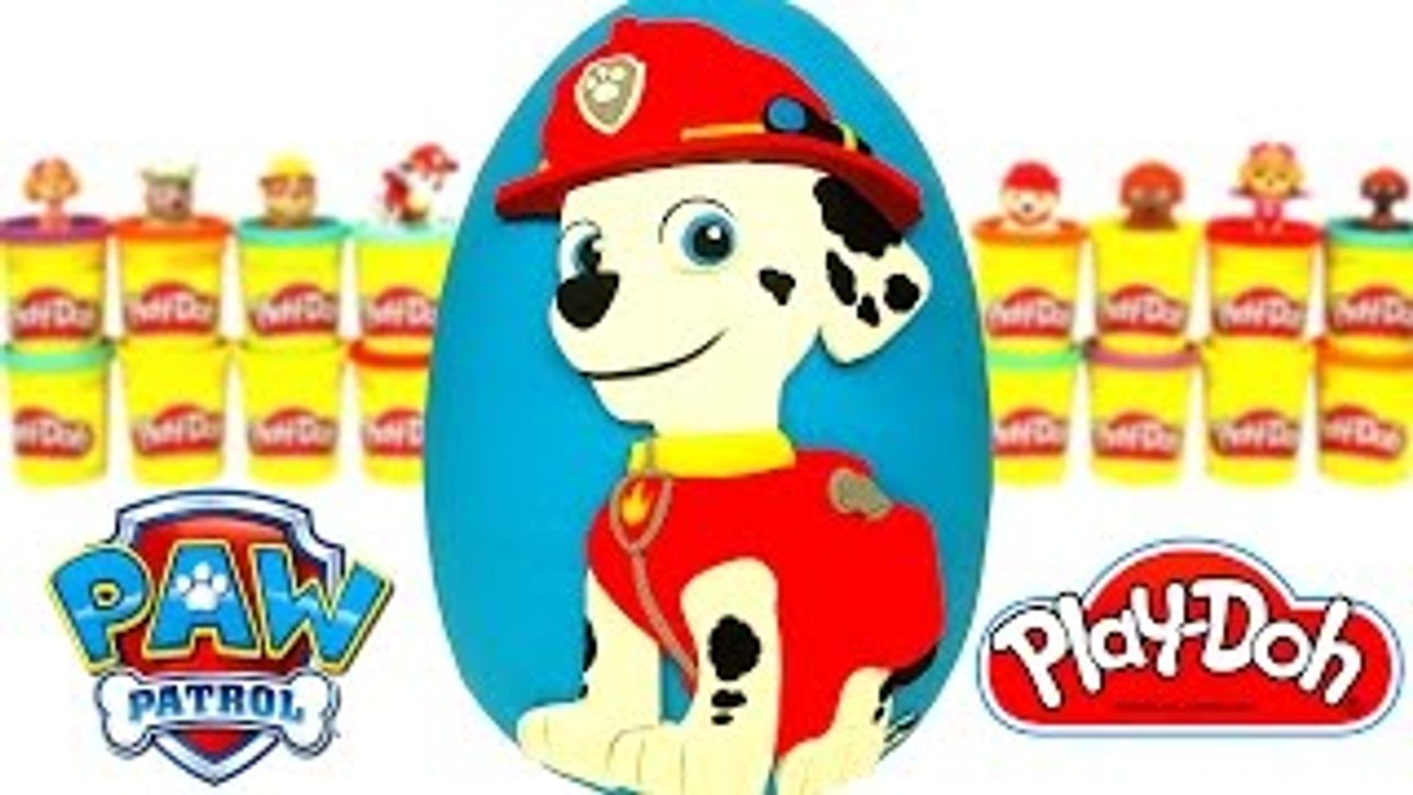Paw Patrol Marshall Dev Sürpriz Yumurta Oyun Hamuru - Paw Patrol Oyuncakları Cicibiciler