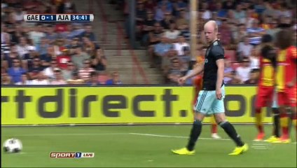 Davy Klaassen GOAL - G.A. Eagles 0-2 Ajax - 28.08.2016