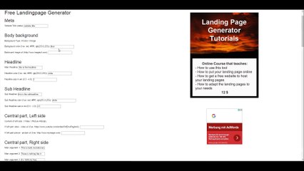 How to create landing pages in minutes