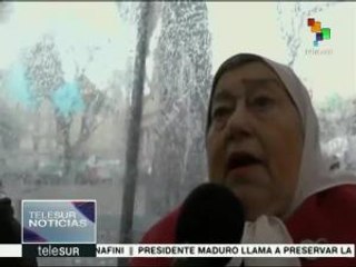 Argentina: Bonafini, al frente de la Marcha de la Resistencia