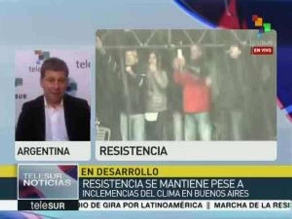 Finaliza en Buenos Aires la Marcha de la Resistencia