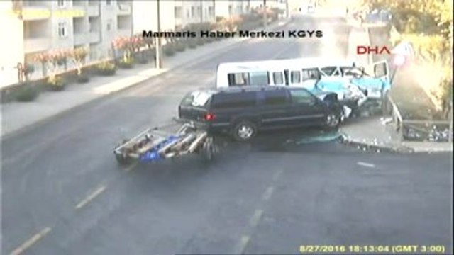 Marmaris Mucize Kurtuluş Mobese Kamerasında