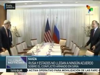 EE.UU: y Rusia no logran acuerdos sobre el #ConflictoEnSiria
