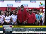 Pdte. Maduro ofrece mensaje a los trabajadores venezolanos