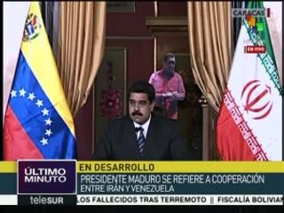Maduro busca compartir experiencias de soberanía con Irán