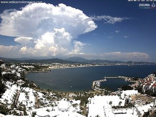 Dramatic Clouds Form Over Mexican City of Manzanillo