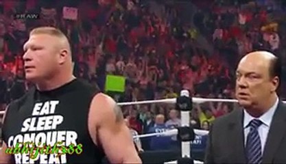 WWE RAW Sting Confronts Brock Lesnar