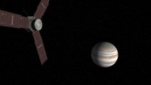 La sonda Juno llega a Júpiter (animación)