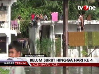 Hari Keempat Banjir Aceh Barat Belum Surut, 200 KK Terisolir