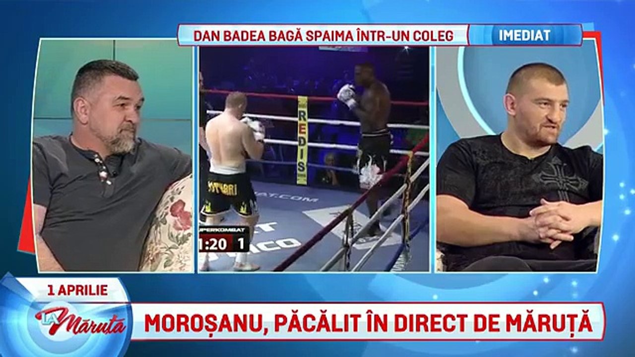 CATALIN MOROSANU la un pas sa ii ia la bataie pe CATALIN MARUTA si pe LEONARD DOROFTEI... Priveste cat de putin a lipsit