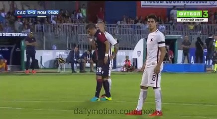 Diego Perotti Goal  - Cagliari 0-1 AS Roma 28.08.2016