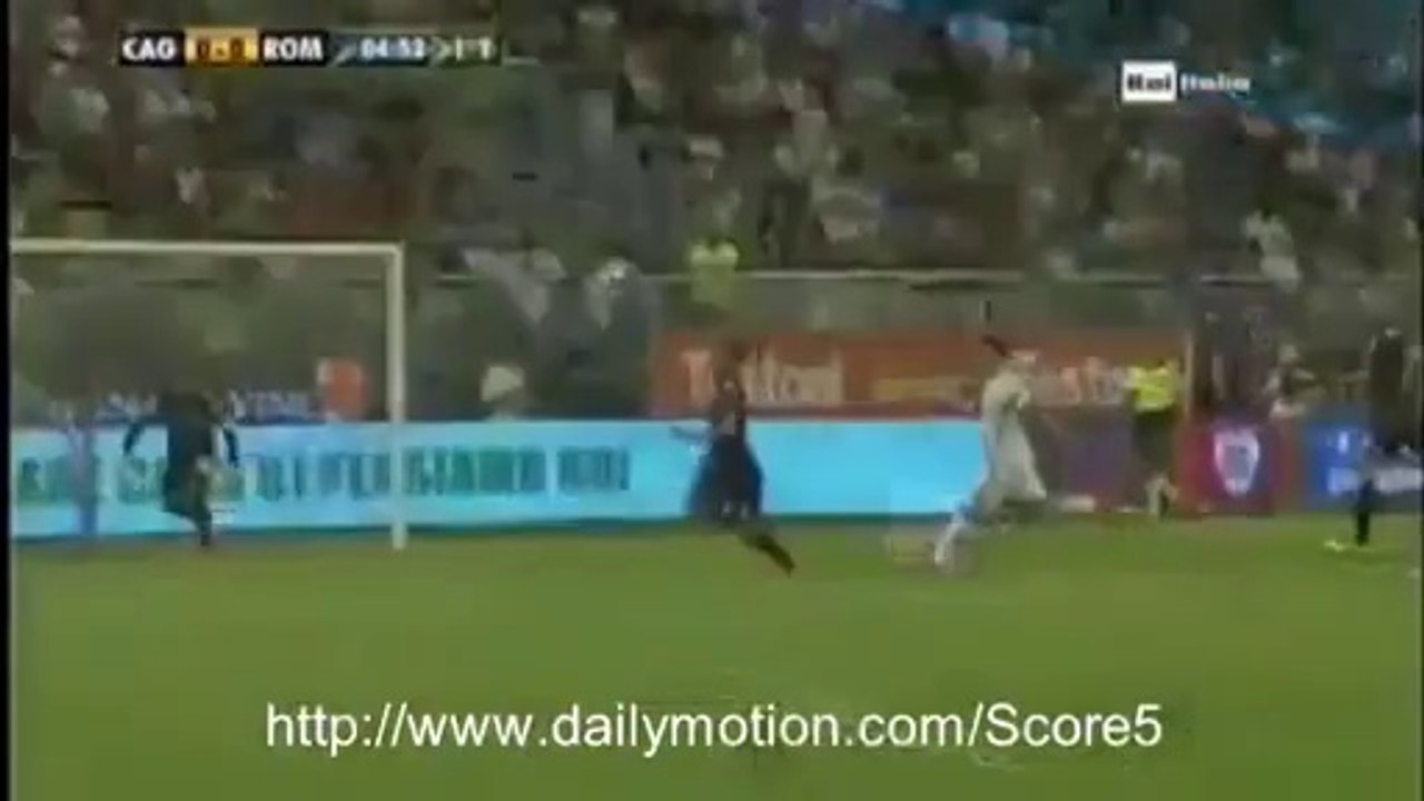 0-1 Diego Perotti Goal Hd - Cagliari  AS Roma - 28.08.2016