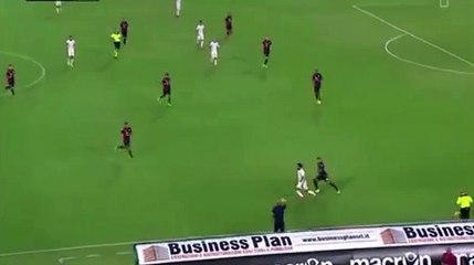 Perotti penalty Goal - Cagliari Calcio 0-1 AS Roma - 28-8-2016