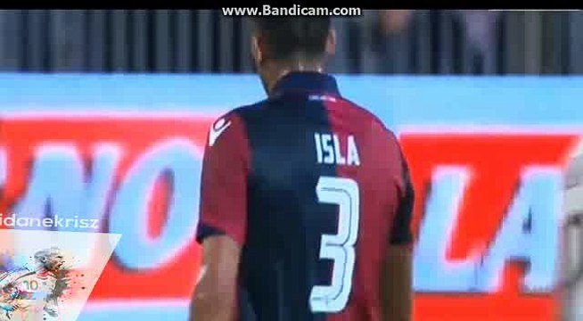 Maicon Gets Injured - Cagliari vs AS Roma - Serie A - 28/08/2016