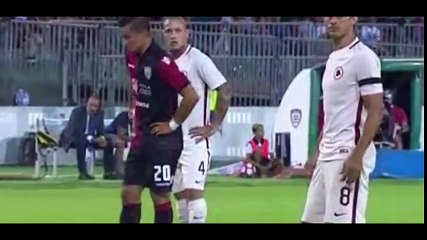 Diego Perotti Goal   Cagliari vs AS Roma 0-1 2016