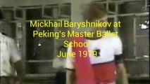 Baryshnikov Teaches a Master Class in Peking 1979